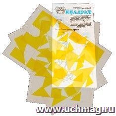 Прозрачный квадрат, желтый. Развивающие игры Воскобовича — интернет-магазин УчМаг