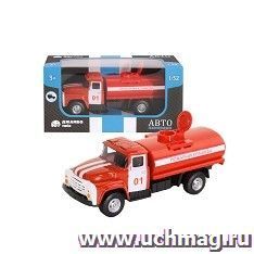 Машинка металлическая "Пожарная команда", цвет красный — интернет-магазин УчМаг