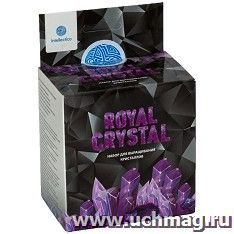 Научно - познавательный набор для проведения опытов "Royal Crystal", фиолетовый — интернет-магазин УчМаг