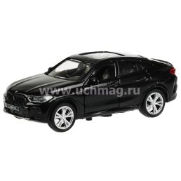 Машина металлическая "BMW X6" (черный), 12 см — интернет-магазин УчМаг