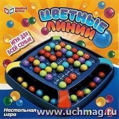 Настольная игра "Цветные линии" — интернет-магазин УчМаг