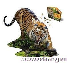 Контурный пазл "Тигр", 1000 деталей — интернет-магазин УчМаг