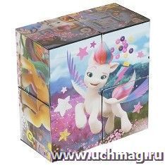 Набор кубиков "Мой маленький пони", 4 шт — интернет-магазин УчМаг