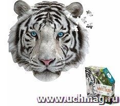 Контурный пазл "Белый тигр", 300 деталей — интернет-магазин УчМаг