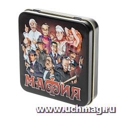 Игра настольная карточная "Мафия" (жестяная коробочка) — интернет-магазин УчМаг