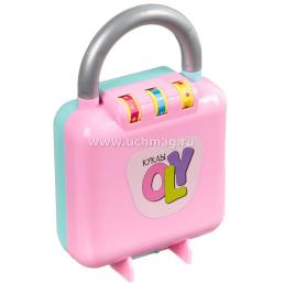 Кукла-сюрприз в чемодане с кодовым замком "OLY" с аксессуарами (девочка С) — интернет-магазин УчМаг