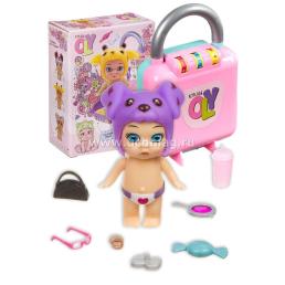 Кукла-сюрприз в чемодане с кодовым замком "OLY" с аксессуарами (девочка С) — интернет-магазин УчМаг
