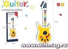 Игрушка музыкальная "Юный гитарист" со световыми и звуковыми эффектами — интернет-магазин УчМаг